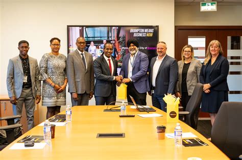 Terrelonge Meets With Deputy Mayor Of Brampton Ahead Of Regional Diaspora Conference In Canada