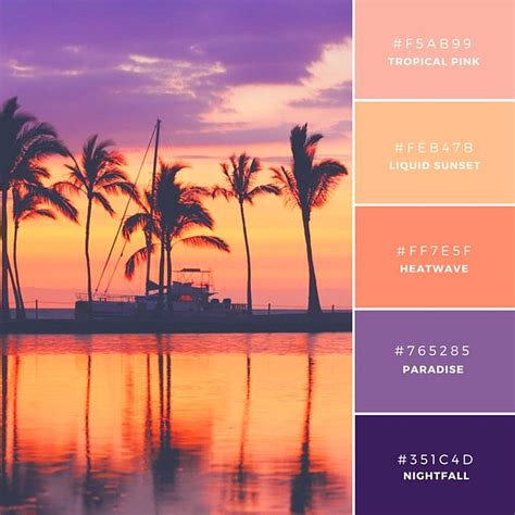 Best Sunset Color Pallette Ideas To Create Relaxe Nuance House