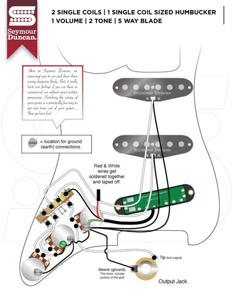 Wiring Diagrams Seymour Duncan Stratocaster Guitar Guitar Pickups