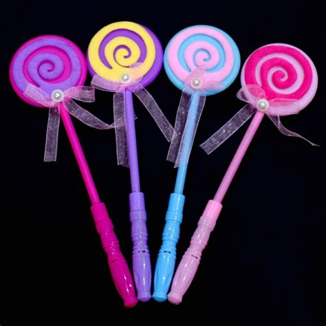 Led Light Emitting Lollipop Magic Candy Bar Modeling Candy