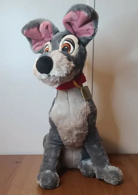 Original Disney Lady And The Tramp Scamp 16 Large Plush Stuffed Dog