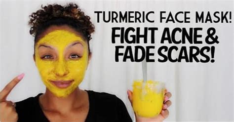 Turmeric also speeds up the skin's ability to form new, healthy tissue. Fight Acne & Fade Scars Using This Amazing Turmeric Face Mask