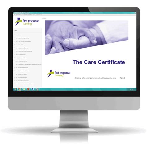 Online The Care Certificate Course Uk