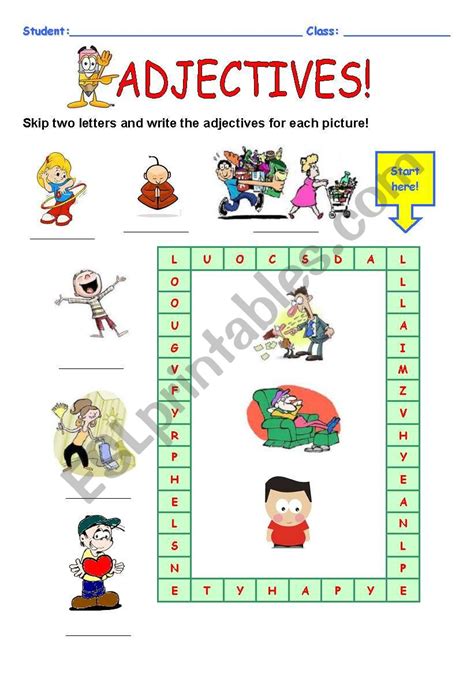 Adjective To Describing People Esl Worksheet By Elaine Andrade