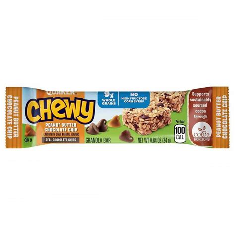 Quaker Chewy Granola Bar Peanut Butter Chips