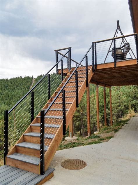 Cable Railing Post Fascia Mount Intermediate Patio Deck Designs