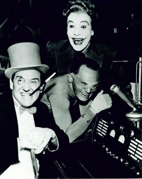 Burgess Meredith As The Penguin Frank Gorshin As The Riddler And Cesar