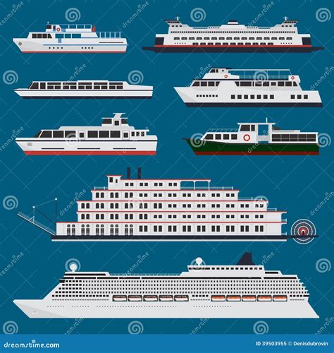 Passenger Ships Infographic Stock Vector Image 39503955