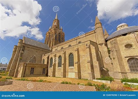 Church Of Our Lady Or Ã‰glise Notre Dame In Calais France Stock Photo