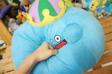 Square Enix Dragon Quest Smile Slime King Plush 40cm Toy Ebay