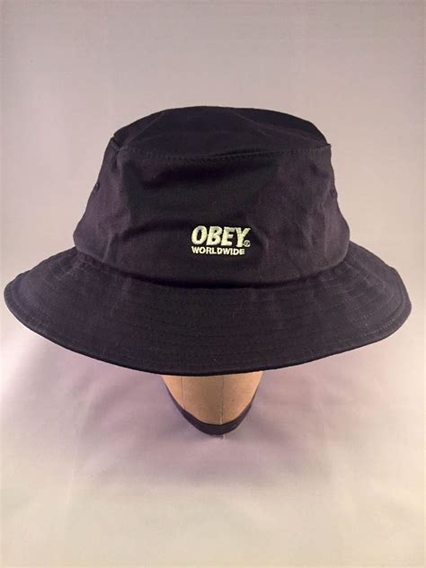 Obey Worldwide Bucket Hat Black Flexfit Blamm Bucket Hat Black