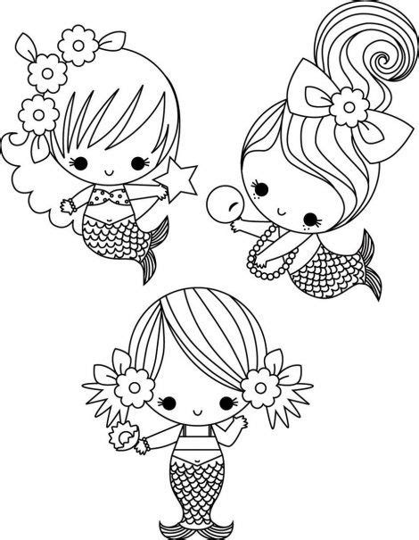 Lots of fun mermaid coloring pages! cute mermaid coloring pages | Mermaid coloring pages, Cute ...