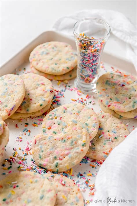 Sprinkle Sugar Cookies Soft And Chewy If You Give A Blonde A Kitchen
