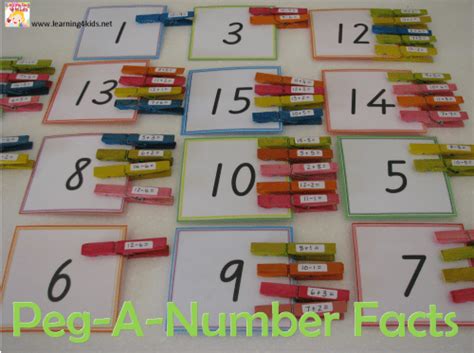 Print the worksheets about numbers and complete the exercises to help you practise your english! Activity Ideas Using Pegs | Learning 4 Kids
