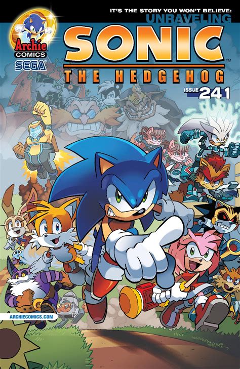 Archie Sonic the Hedgehog Issue 241 - Mobius Encyclopaedia - Sonic the