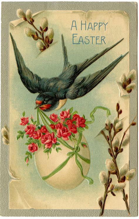 Vintage Easter Greetings Gypsywolf