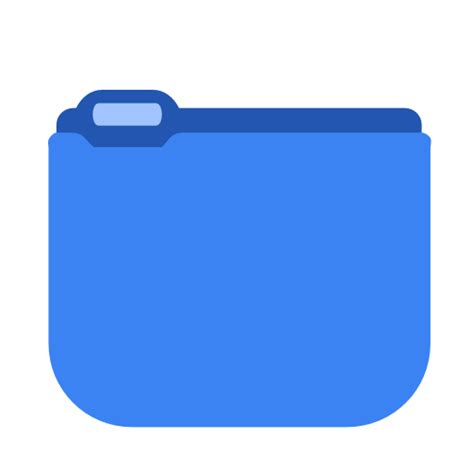 Blue Folder Icon Free Download On Iconfinder