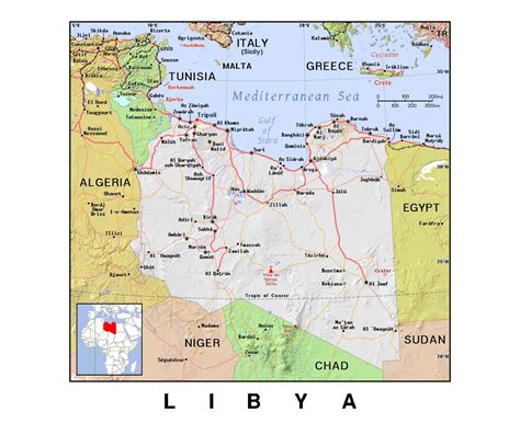 Maps Of Libya Collection Of Maps Of Libya Africa Mapsland Maps Images