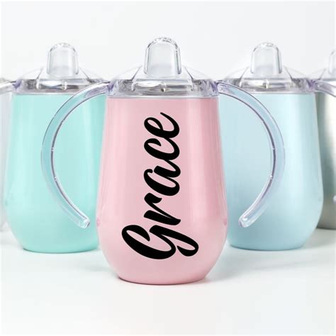 Personalized Sippy Cup Stainless Steel Sippy Cup Etsy