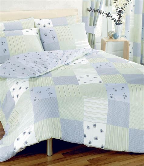 Patchwork Duvet Cover Blue Free Uk Delivery Terrys Fabrics