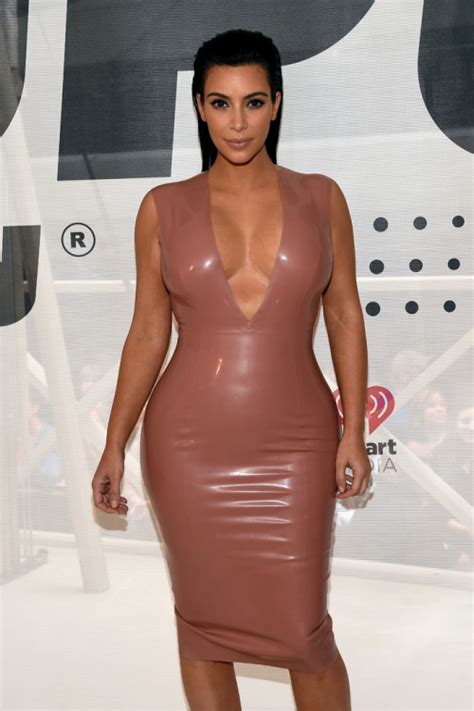 Kim Kardashian In Atsuko Kudo Latex Dress Hype Energy Usa Launch