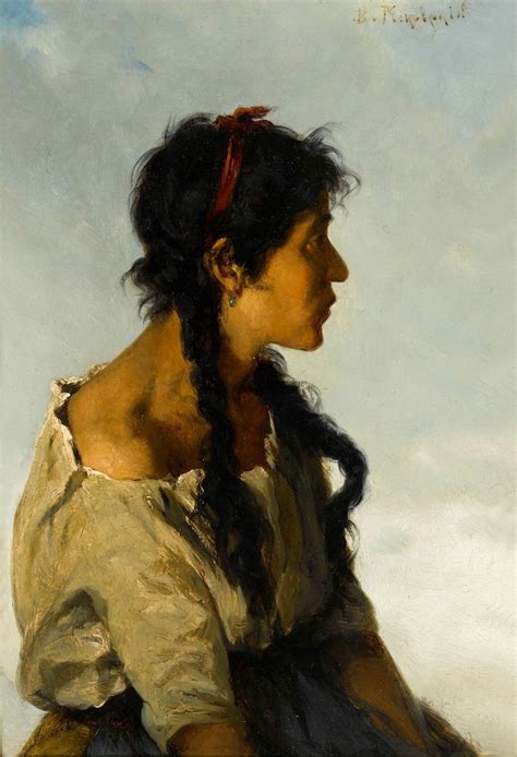 Gypsy Girl By Makovsky Vladimir Yegorovich