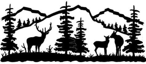 Free Free 297 Deer Mountain Silhouette Svg SVG PNG EPS DXF File