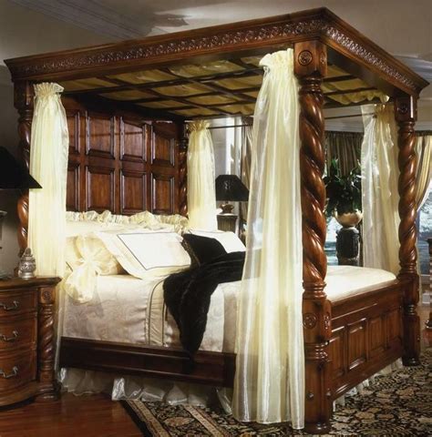 King Size Antique Reproduction Four Poster Top Quality 4 Poster Bed