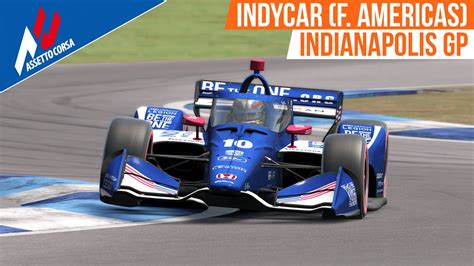 Assetto Corsa Indycar Indianapolis Gp Youtube