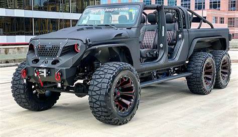 Jeep Gladiator 6x6 By SoFlo Jeeps Stands Out From Other Six Wheelers