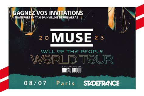 Gagnez Vos Invitations Pour Le Concert Complet De Muse Au Stade De France Et Le Transport Avec