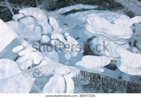 Air Bubbles Thickness Ice Lake Baikal Stock Photo 383577250 Shutterstock