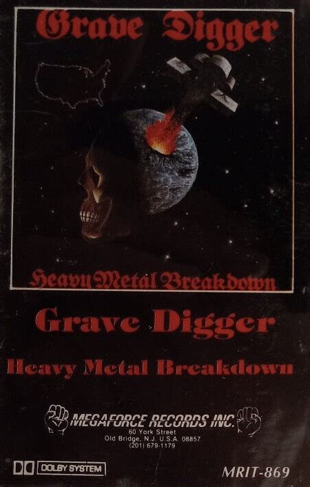 Heavy Metal Breakdown By Grave Digger Album Megaforce Mrit 869