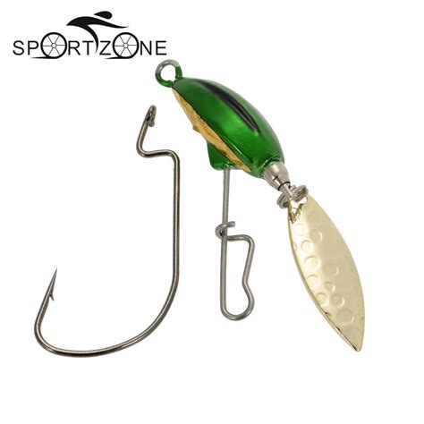 10g14g Spinner Baits Fishing Lure Spoons Paillette Artificial Spoon
