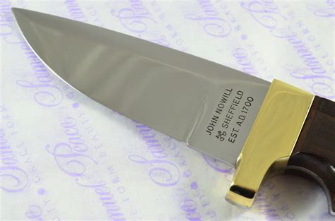 Sheffield Made Stainless Steel Blade Brass Bolster Rosewood Handled