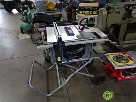 Kobalt Kt1015 10in Table Saw Roller Auctions