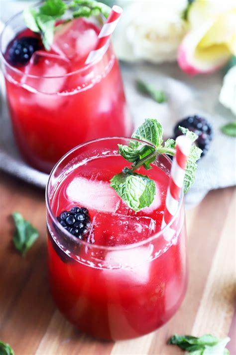 It is a refreshing summertime drink. Blackberry Vodka Limeade_7019 - Cake 'n Knife