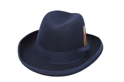 Mens Godfather Dress Hat Gf 102 Solid Navy Blue Size S M L Xl 100