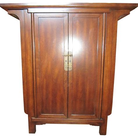 Metal wall cabinet with glass door. Frisbie Ming Narrow Console 2 Door Accent Cabinet in 2020 ...