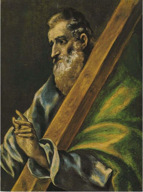 El Apóstol San Andrés Pintura Del Greco Ecured