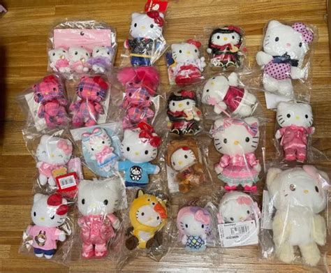 Hello Kitty Plush Mascot Lot Sanrio Limited Vintage Rare Bulk Sale