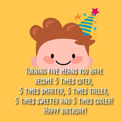 120 Fantastic Birthday Wishes For 5 Year Olds Birthday Sms And Wishes