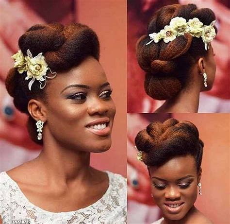 5 Beautiful Natural Hair Wedding Hairstyles For Nigerian Brides Naijaglamwedding Natural