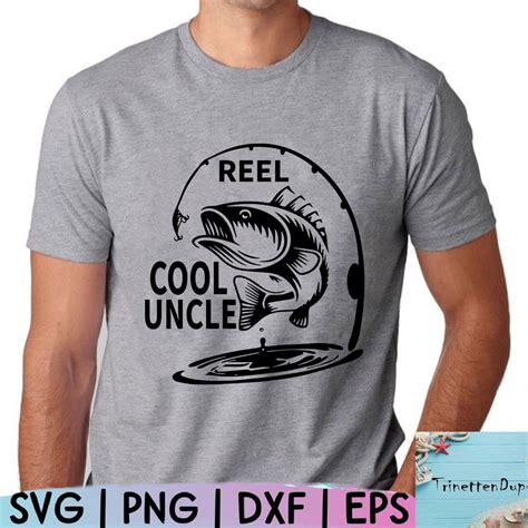 Reel Cool Uncle Reel Cool Uncle Svg Fathers Day Svg Etsy