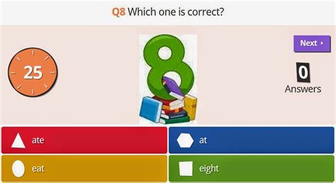 Ask for players' emails to identify them. Room 8 Kidd-li-winks: Kahoot