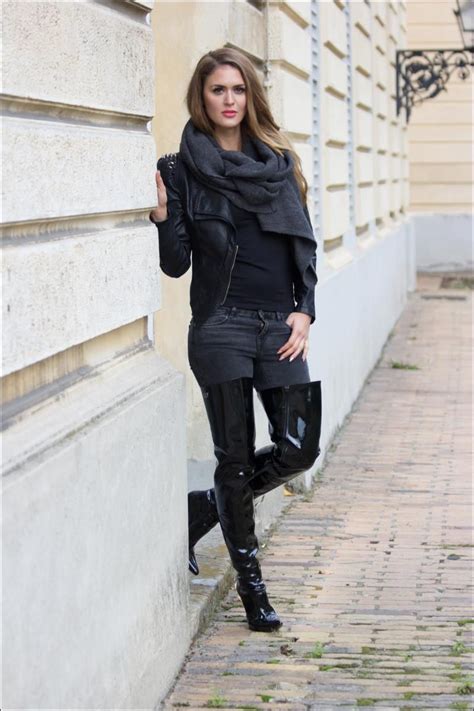 Https://tommynaija.com/outfit/black Patent Leather Boots Outfit