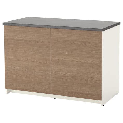 Provide planning, design solutions, tailor made for each single customer. KNOXHULT - base cabinet with doors, wood effect/grey | IKEA Hong Kong