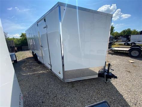 2022 Us Cargo 20 Ft Enclosed Car Hauler With Ramp Door Trailers For