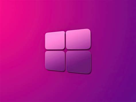 1280x960 Windows 10 Pink Purple Gradient Logo 4k 1280x960 Resolution Hd