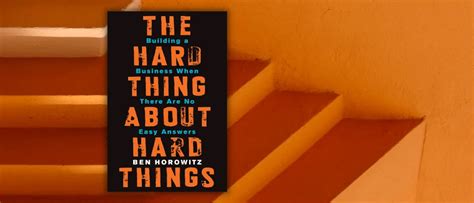 The Hard Thing About Hard Things Pdf Free Download